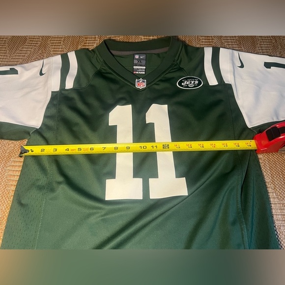 NFL Authentic NY Jets Kids On Field Jersey #11 Kerley,Green,Size Youth XL 18/20 - Picture 9 of 11